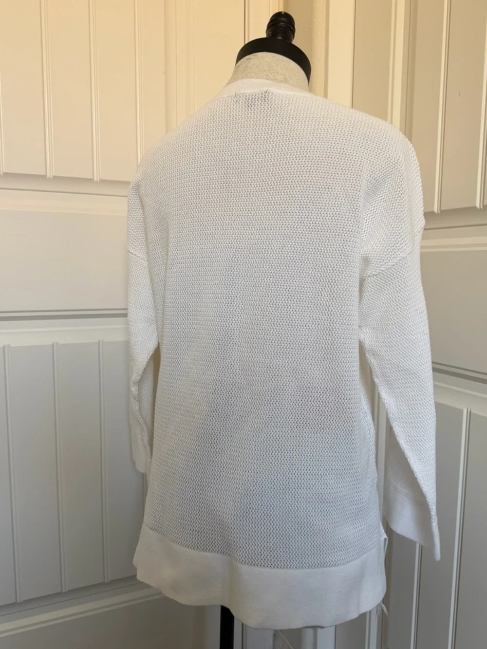 Pure Amici | 100% Cotton Knit Loose Crewneck Sweater